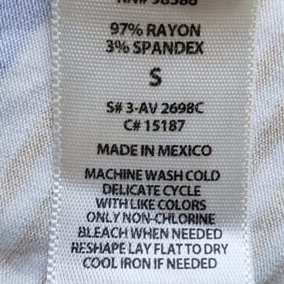 AVA JAMES Stripe Top - Picture 5 of 6